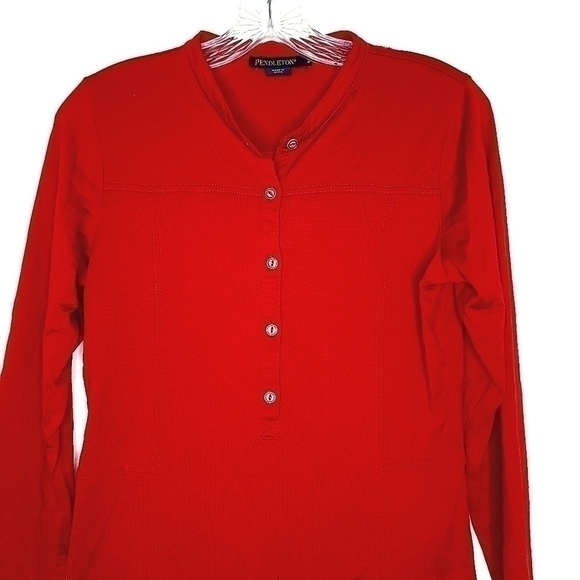 Pendleton Shirt Women’s Small 100% Merino Wool Buttoned Long Sleeve Shirt - Picture 3 of 14